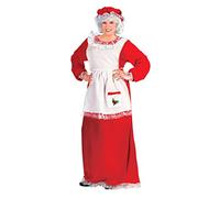Fun World Plus Size Mrs Claus Fancy Dress Costume Plus