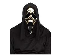 Maschera Costume Adulto Ghost Face Dorata