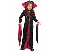 Fun World Vittoriano Vampira Bambino Gotico Costume Halloween 8723