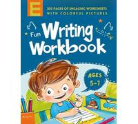 Fun Writing Workbook for 5-7 Years Old | 300 Pages | Engaging Worksheets with Colorful Pictures (E)
