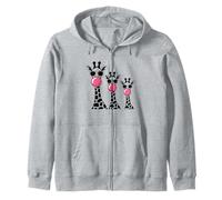 Fun Zoo Giraffe Che soffia Bubblegum Adventure Lovers Famiglia Felpa con Cappuccio