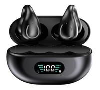 Funabridge Auricolari per traduzione, oltre 140 lingue, auricolari wireless 5.3 in tempo reale, design a clip, cancellazione del rumore, impermeabile IPX5