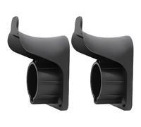 Funabridge Ev Charger Holder 2 Pcs, Abs Wall Mount Electric Car Charging Cable Organizer, fondina per J1772 spina di ricarica e connettore, nero, con hardware di montaggio