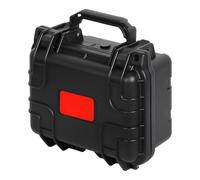 Funabridge Valigetta in plastica rigida nera, impermeabile, con schiuma personalizzabile, 20,5 x 14 x 11 cm, portatile, per strumenti, macchine fotografiche