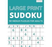 Funafter Books Large Print Sudoku (Tascabile) 101 Sudoku Puzzles