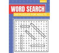 Funafter Books Word Search 200 Puzzles For Adults (Tascabile)