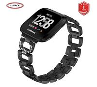 FunBand Compatible per Cinturini Versa/Versa 2, Orologio Braccialetto Acciaio Inossidabile Sportiva Band di Ricambio Accessori per Versa/Versa 2/Versa Lite