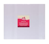 FunCakes Cake Drum Rectangular 35x30 cm - White: Rettangolare Base Rigida per Torte Professionale, Supporto Riutilizzabile per Presentazione Pasticceria, Alta Qualità, 12 MM, 1 Pezzo