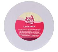 FunCakes Cake Drum Round Ø17,5 cm - White: Rotondo Base Rigida per Torte Professionale, Supporto Riutilizzabile per Presentazione Pasticceria, Alta Qualità, 12 MM, 1 Pezzo