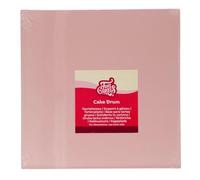 FunCakes Cake Drum Square Ø30 cm - Pastel Pink: Quadrato Base Rigida per Torte Professionale, Supporto Riutilizzabile per Presentazione Pasticceria, Alta Qualità, 12 MM, 1 Pezzo