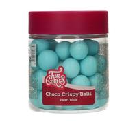FunCakes Choco Crispy Balls Pearl Blue - Perles di Cioccolato, Ottime per decorare torte, cupcake, biscotti, crostate e molto altro - Decorazione per torte - 60g