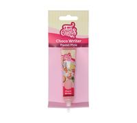 FunCakes Choco Writer Pennarelli Alimentari, Pastel Pink, 25 g | Pennarelli Alimentari Commestibili al Gusto Cioccolato per Scrivere su Biscotti, Cupcake, Torte e Altri Dolci