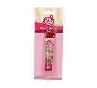 FunCakes Choco Writer Pennarelli Alimentari, Red, 25 g | Pennarelli Alimentari Commestibili al Gusto Cioccolato per Scrivere su Biscotti, Cupcake, Torte e Altri Dolci
