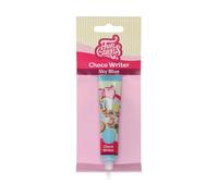 FunCakes Choco Writer Sky Blue: Pennarello Alimentare al Cioccolato Facile da Usare per Decorare Torte, Cupcake, Biscotti e Dolci, Asciugatura Rapida, Aroma Vaniglia, 25 g