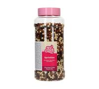 FunCakes Chocolate Crispy Pearls Mix: Perle Croccanti al Cioccolato Mix, Sprinkles per Decorazione Torte, Cupcake, Crostate e Dessert - 500 g