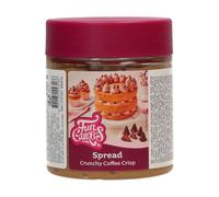 FunCakes Crema Spalmabile Crunchy Coffee Crisp - Crema Dolce al Caffè con Pezzi Croccanti - Perfetta per Torte, Cupcake, Biscotti, Croissant, Macaron, Pancake, Gelato, Cioccolata - 250 g