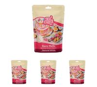 FunCakes Deco Melts Bianco Naturale - Inzuppate Sgocciolate, Spruzzate e Decorate! Sciogliere nel Microonde e Versare in Ogni Stampo. Preparare Dolci, Decorare Torte, Biscotti e Cupcake! 250 g