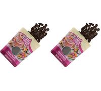 FunCakes Deco Melts Gusto Choco Fondente - Sciogli nel microonde e versa in qualsiasi stampo. Prepara caramelle, lecca-lecca e decora torte e cupcake - 250 g (Confezione da 2)