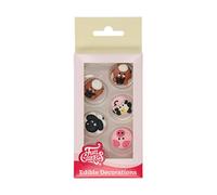 FunCakes Decorazioni di Zucchero Animali Fattoria: pronto per l'uso per la decorazione di torte, perfetto per cupcakes, muffin e altro, certificato senza glutine, set / 12
