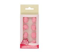 FunCakes Decorazioni di Zucchero Piedini Neonato Rosa: pronto per l'uso per la decorazione di torte, perfetto per cupcakes Babyshower, muffin e altro, certificato senza glutine, set / 16