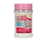 FunCakes Dip 'n Drip Bianco: Glassa per Torte, Ottimo Gusto, Ottima per Decorare Torte con Effetto Drip, Colata per Dolci, 150 g