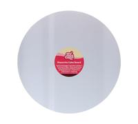 FunCakes Masonite Cake Board Rotondo Ø25 cm - Bianco Cake Board rotondo, Base per presentare le torte, qualità, Aspetto lussuoso, 1 pezzo