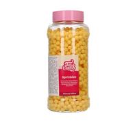 FunCakes Mimosa Codette di Zucchero, Yellow, 500 g | Buon Gusto, Perfetto per Decorare Gelati, Torte, Cupcake, Cake Pop, Donut e Biscotti, Mix di Codette di Zucchero