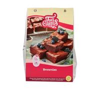 FunCakes Mix per Brownies Senza Glutine: cupcakes facili da usare, perfettamente uniformi, mini cupcakes o pagnotte, gusto vaniglia, qualità confettiera, halal. 500 gr. - 500 g
