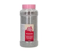 FunCakes Nonpareils Codette di Zucchero, Silver, 800 g | Buon Gusto, Perfetto per Decorare Gelati, Torte, Cupcake, Cake Pop, Donut e Biscotti, Mix di Codette di Zucchero