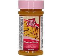 FunCakes Pasta Aromatizzante Banana: Aromi alimentari, ottimo gusto, perfetto per decorare torte, adatto per pastelle e ripieni. 120 gr.