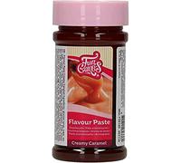 FunCakes Pasta Aromatizzante Caramello Cremoso: aromi alimentari, ottimo gusto, perfetto per decorare torte, adatto per pastelle e ripieni. 100 grammi.