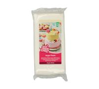 FunCakes Pasta di Zucchero Bright White: facile da usare, liscia, flessibile, morbida e pieghevole, perfetta per decorare torte, halal, kosher e senza glutine - 1000 g