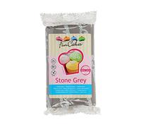 FunCakes Pasta di Zucchero Grigia, 1 Pezzi x 250 Grammi