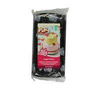 FunCakes Pasta di Zucchero Raven Black: facile da usare, liscia, flessibile, morbida e pieghevole, perfetta per decorare torte, halal, kosher e senza glutine - 1000 g