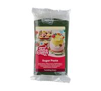 Funcakes Pasta di Zucchero Twinkling Green, Facile da Usare, Liscia, Flessibile, Morbida e Pieghevole, per Decorare Torte, Halal, Kosher e Senza Glutine, 250 g