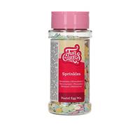 FunCakes Pastel Egg Mix: Sprinkles a Forma di Uova Pastello per Decorazione Torte, Cupcake e Biscotti, Zuccherini Decorativi, Cake Decorating - 60 g