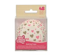 FunCakes Pirottini Cuori: Prefect for Valentine a tema cupcakes, Cupcakes and more, Cake decorating, pk / 48
