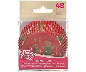 FunCakes Pirottini Gingerbead: Prefect for Christmas cupcakes, Cupcakes and more, Cake decorating pk / 48