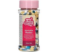 FunCakes Sprinkle Medley Mini Me: Mix di Sprinkles Colorati per Decorazione Torte, Cupcake e Biscotti, Zuccherini Decorativi Tema Divertente, Cake Decorating - 50 g