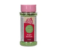 FunCakes Sugar Strands Green: Cake Sprinkles, Ottimo Gusto, Decorazioni di Zucchero, Ottimo per Decorare Torte, Cupcake e Biscotti, Sprinkles, 80 g