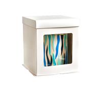 FunCakes Tall Cake Box 30,4 x 30,4 x 34,5 cm - Bianco: Scatola per torte quadrata, coperchio separato, adatta per torte decorate, 30,4x30,4x34,5 cm, 1 pezzo