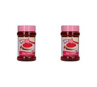 FunCakes Topping Glassa Fragola: Cake Topping, Ottimo Gusto, Perfetto per Decorare Torte, Dessert Topping. 375g. (Confezione da 2)