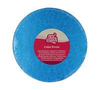 FunCakes Vassoio Rigido per Torte Rotondo Ø20 cm Blu, Vassoio Rotondo per Torte, Base per Presentare le Torte, Qualità, Aspetto, 1 Pezzo