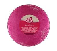 FunCakes Vassoio Rigido per Torte Rotondo Ø20 cm Cerise, Vassoio Rotondo per Torte, Base per Presentare le Torte, Qualità, Aspetto, 1 Pezzo