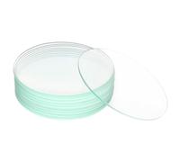 FunChem Lab Set di vetri per Orologi, Confezione da 10 coperchi in Vetro per Orologi in Vetro borosilicato Tagliato da 70 mm per Bicchieri, Piastre di evaporazione, lezioni di Laboratorio e scienze