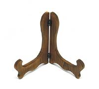 FUNCOCO Cavalletto in legno, cavalletti pieghevoli per piatti, supporto per vassoi da tè, espositore per foto - Colore B