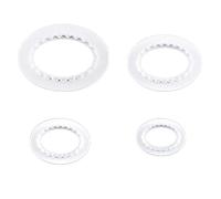 FUNCOCO Stampi per Biscotti, 4 Pezzi/Set Tagliabiscotti Ovale Attrezzo per Pasticceria Stampo per Torta Fondente in plastica Stampo Decorativo