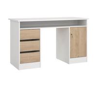 FUNCTION PLUS Scrivania Bianco e Jackson hickory (125cm) Mobile KIT