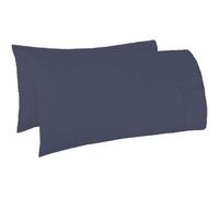 Funda de almohada extragrande Trend Bedding Mart, color azul marino, tama o king, 100 % algod n egipcio, 600 hilos