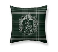 FUNDA DE COJÍN 100% ALGODÓN 50X50CM MODELO SLYTHERIN CUADRO A